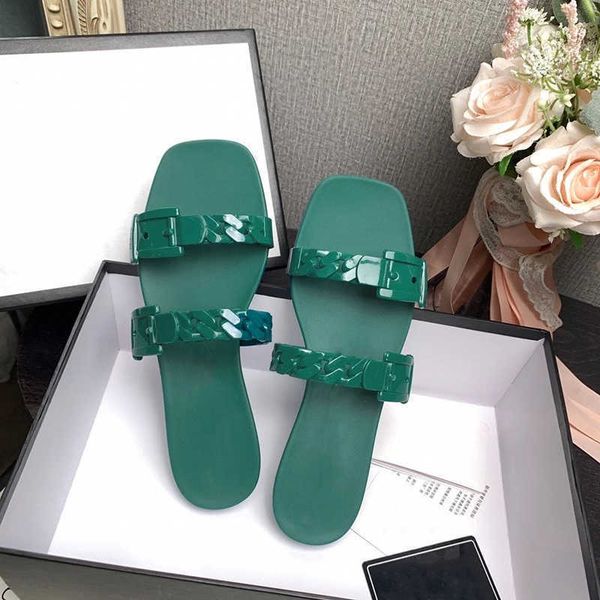 designer sandals chain slipper women rubber slide sandal patent leather flip flop button sandal fashion beach flat slipper colorful, Black
designer sandals chain slipper women rubber slide sandal patent leather flip flop button sandal fashion beach flat slipper colorful, Black