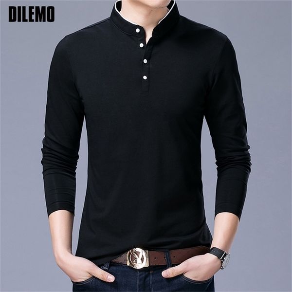 sell fashion brand clothing polo shirt mens long sleeve slim fit boys mandarin colla polos casual men's clothing 220402, White;black
sell fashion brand clothing polo shirt mens long sleeve slim fit boys mandarin colla polos casual men's clothing 220402, White;black
