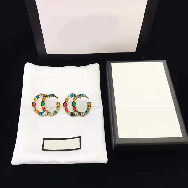 fashion brand designer earrings aretes orecchini ladies colored gemstone crystal earring, Golden;silver
fashion brand designer earrings aretes orecchini ladies colored gemstone crystal earring, Golden;silver