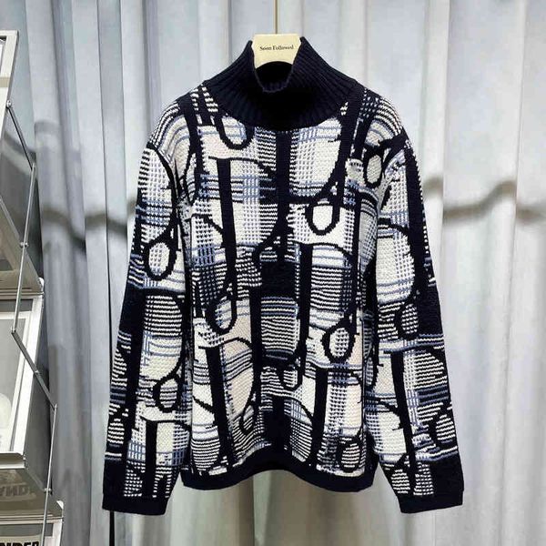 women's knits & tees 2022 early spring new heavy industry all over letter jacquard wool high neck sweater for men and women q0xw, White
women's knits & tees 2022 early spring new heavy industry all over letter jacquard wool high neck sweater for men and women q0xw, White