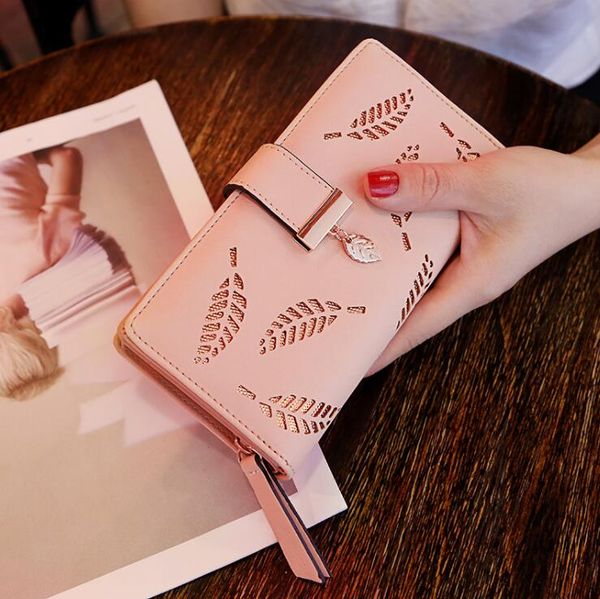 wallet clutch for women pu leather card holders purse with money organizer card holder hollow out leave zipper buckle elegant wallets, Brown;gray
wallet clutch for women pu leather card holders purse with money organizer card holder hollow out leave zipper buckle elegant wallets, Brown;gray