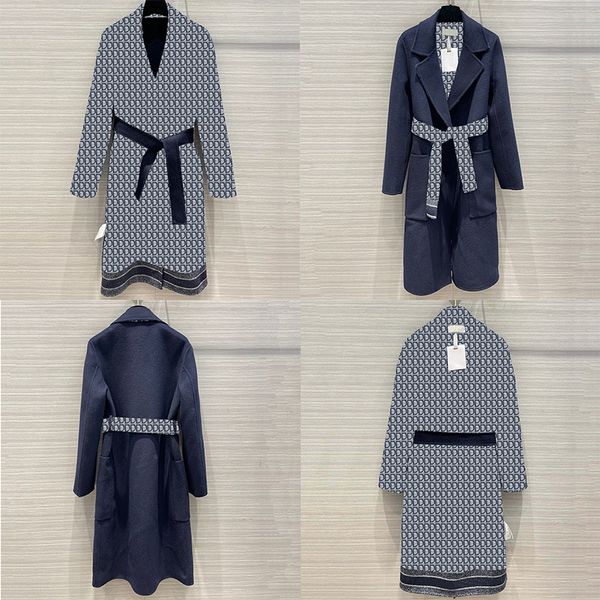 double side women jackets coats winter warm wool jacket fashion letters jacquard coat latest belt coats, Black;brown
double side women jackets coats winter warm wool jacket fashion letters jacquard coat latest belt coats, Black;brown