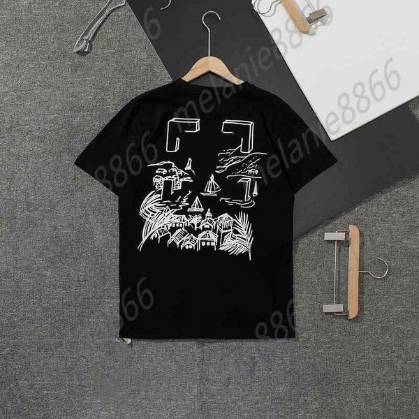 men's off t-shirts 22ss fashion style white sketch painting arrow print short t-shirt and women's high street ow half sleeved, White;black
men's off t-shirts 22ss fashion style white sketch painting arrow print short t-shirt and women's high street ow half sleeved, White;black
