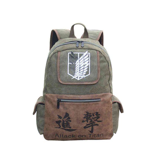 anime backpack attack on titan backpack cartoon canvas school bag female men bagpack travel outdoor waterproof teenagers bags aa220316
anime backpack attack on titan backpack cartoon canvas school bag female men bagpack travel outdoor waterproof teenagers bags aa220316