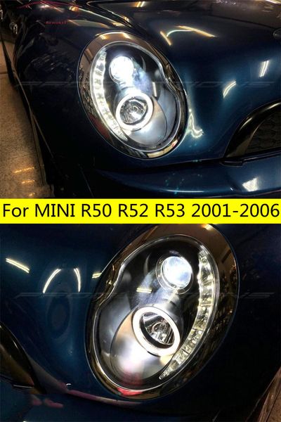 head lamp for mini r53 led headlight 2001-2006 headlights r50 r52 drl turn signal high beam angel eye projector lens
head lamp for mini r53 led headlight 2001-2006 headlights r50 r52 drl turn signal high beam angel eye projector lens