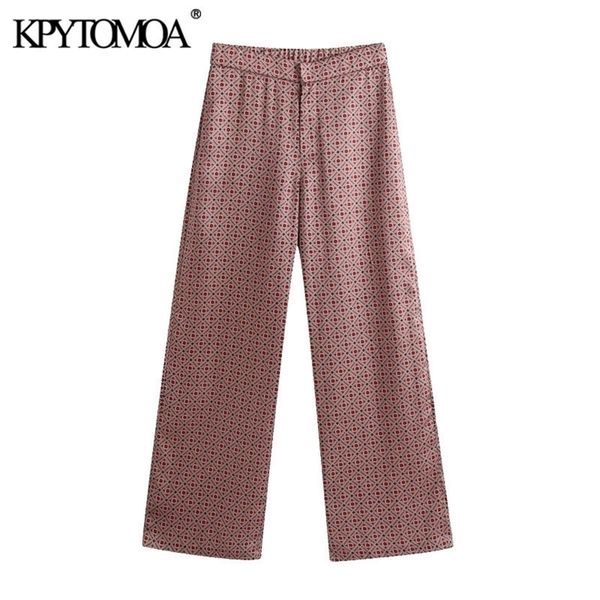 kpytomoa women fashion printed side pockets pants vintage high waist zipper fly female trousers mujer 201228, Black;white
kpytomoa women fashion printed side pockets pants vintage high waist zipper fly female trousers mujer 201228, Black;white