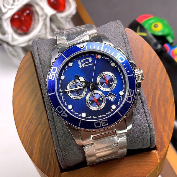 classic mens watch automatic mechanical watches 41mm for men wristwatches business wristwatch stainless steel rubber strap montre de luxe, Slivery;brown
classic mens watch automatic mechanical watches 41mm for men wristwatches business wristwatch stainless steel rubber strap montre de luxe, Slivery;brown
