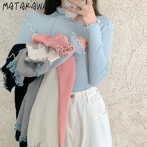 fungus longsleeved bottoming woman sweaters fallwinter turtleneck slim knit sweater women 210506, White;black
fungus longsleeved bottoming woman sweaters fallwinter turtleneck slim knit sweater women 210506, White;black