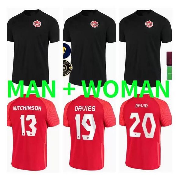 man woman 21 22 canada soccer jerseys davies national team home red third black 2021 2022 latest david larin cavallini laryea millar hoilett, Black;yellow
man woman 21 22 canada soccer jerseys davies national team home red third black 2021 2022 latest david larin cavallini laryea millar hoilett, Black;yellow