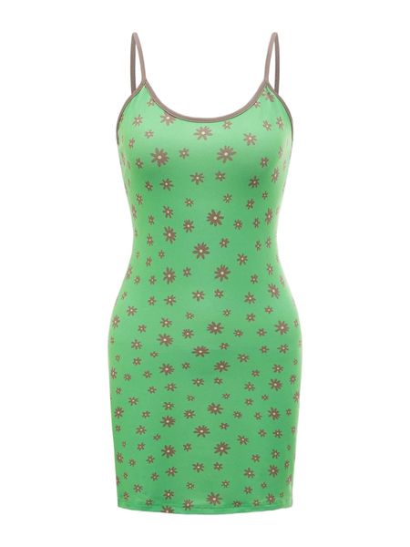 x stick together co floral print contrast binding cami bodycon dress o1n9#, Black;gray
x stick together co floral print contrast binding cami bodycon dress o1n9#, Black;gray
