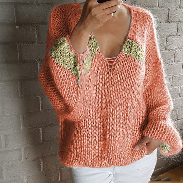 new arrival women sweaters autumn winter warm loose knitted pullovers female fashion v neck loose jumper casual sweater, White;black
new arrival women sweaters autumn winter warm loose knitted pullovers female fashion v neck loose jumper casual sweater, White;black