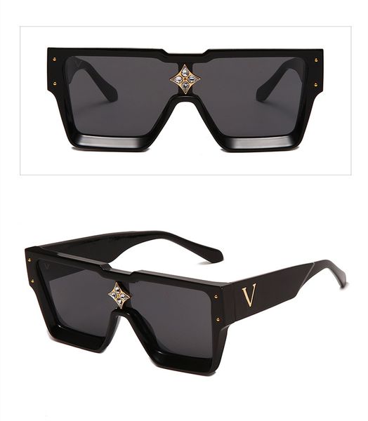 fashion luxury men cyclone sunglasses vintage square frame rhomboid diamond glasses avant-garde unique style anti-ultraviolet come with case, White;black
fashion luxury men cyclone sunglasses vintage square frame rhomboid diamond glasses avant-garde unique style anti-ultraviolet come with case, White;black