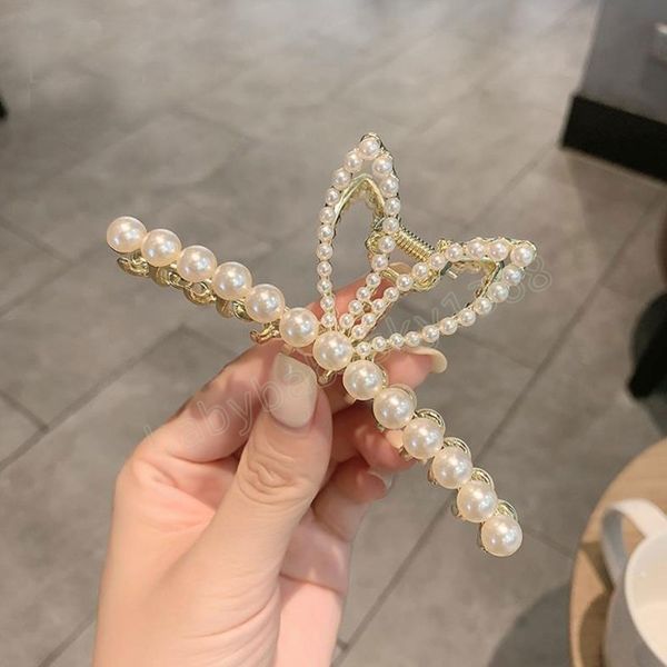 hair claw pearl rabbit ears catch clip female summer large back head hairpin women hair accessories, Slivery;white
hair claw pearl rabbit ears catch clip female summer large back head hairpin women hair accessories, Slivery;white