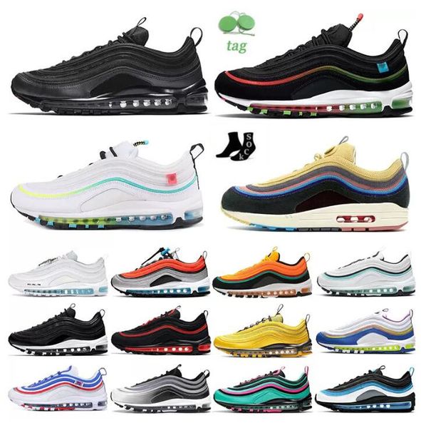 97 running shoes retroes men women 97s gradient fade sean wotherspoon triple white se metalic gold sliver bullet usa rainbow trainers sneake
97 running shoes retroes men women 97s gradient fade sean wotherspoon triple white se metalic gold sliver bullet usa rainbow trainers sneake