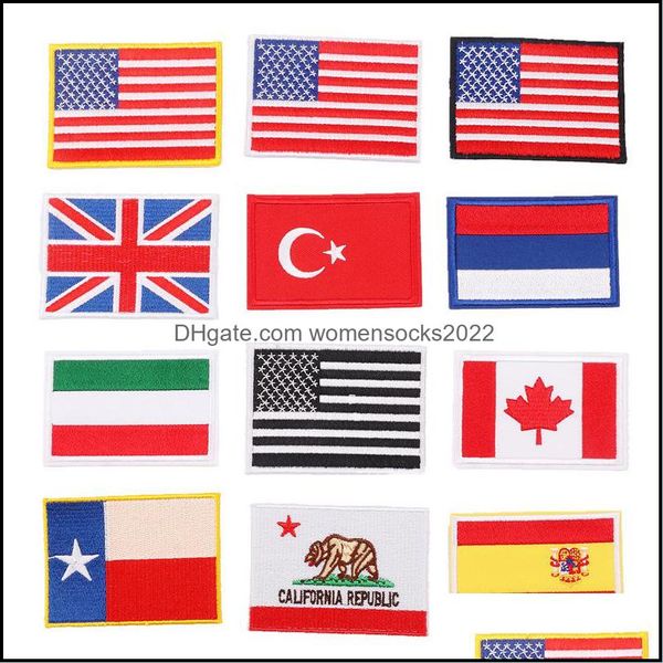 sewing notions tools apparel 3.5x2.5 inch large size american us flag embroidered patches iron on or sew clothes bags diy garment applique, Black
sewing notions tools apparel 3.5x2.5 inch large size american us flag embroidered patches iron on or sew clothes bags diy garment applique, Black
