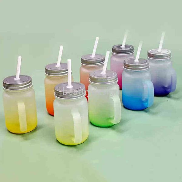 430ml sublimation glass mason jar with handle gradient glass tumblers thermal transfer water bottle colorful sublimated cups 0224
430ml sublimation glass mason jar with handle gradient glass tumblers thermal transfer water bottle colorful sublimated cups 0224