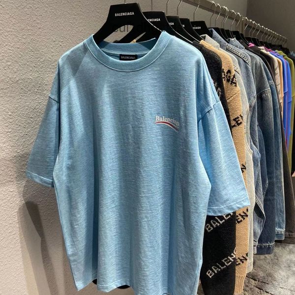 2022 designer bal t shirt premium paris classic front and back cola wave print round neck short sleeve loose fit t-shirt tvny, White;black
2022 designer bal t shirt premium paris classic front and back cola wave print round neck short sleeve loose fit t-shirt tvny, White;black