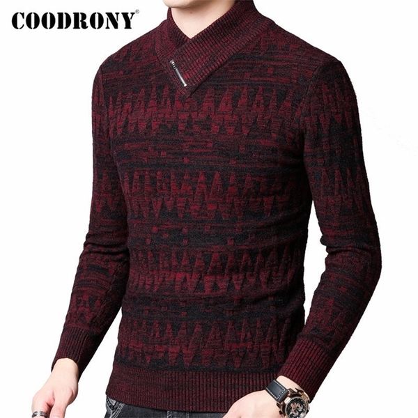 coodrony sweater men autumn winter thick warm wool pullover men streetwear fashion knitwear cashmere turtleneck pull homme 91098 201125, White;black
coodrony sweater men autumn winter thick warm wool pullover men streetwear fashion knitwear cashmere turtleneck pull homme 91098 201125, White;black