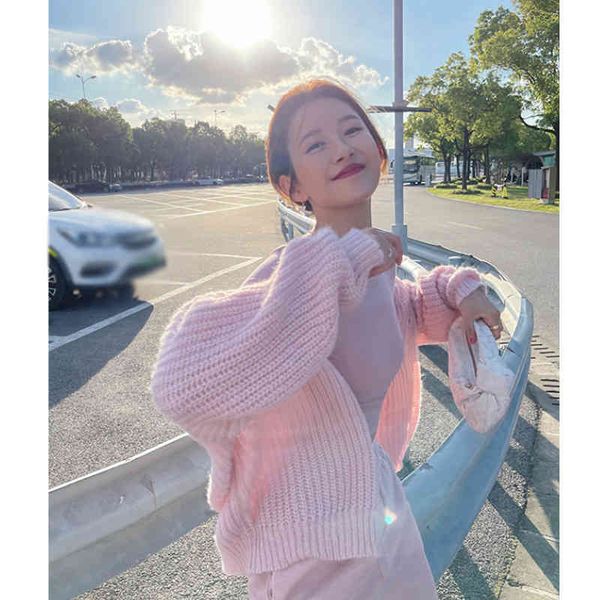 women's sweaters net red sweet and gentle pink sweater women autumn loose thin cardigan lazy style coat fashion women's wear nr82, White;black
women's sweaters net red sweet and gentle pink sweater women autumn loose thin cardigan lazy style coat fashion women's wear nr82, White;black