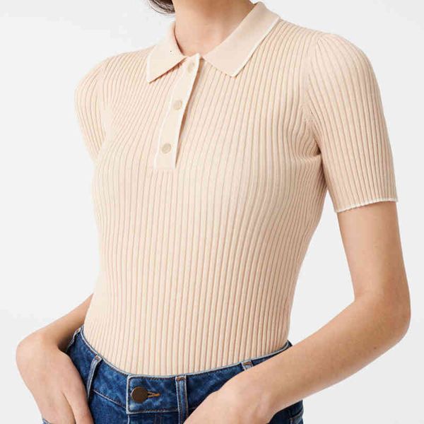 women's sweaters family spring and summer style small fragrance temperament lapel short sleeve slim fitting sweater blouse women, White;black
women's sweaters family spring and summer style small fragrance temperament lapel short sleeve slim fitting sweater blouse women, White;black