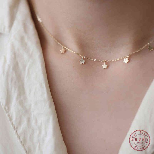 925 sterling silver french simple star pendant clavicle chain necklace women classic 14k gold jewelry accessories
925 sterling silver french simple star pendant clavicle chain necklace women classic 14k gold jewelry accessories