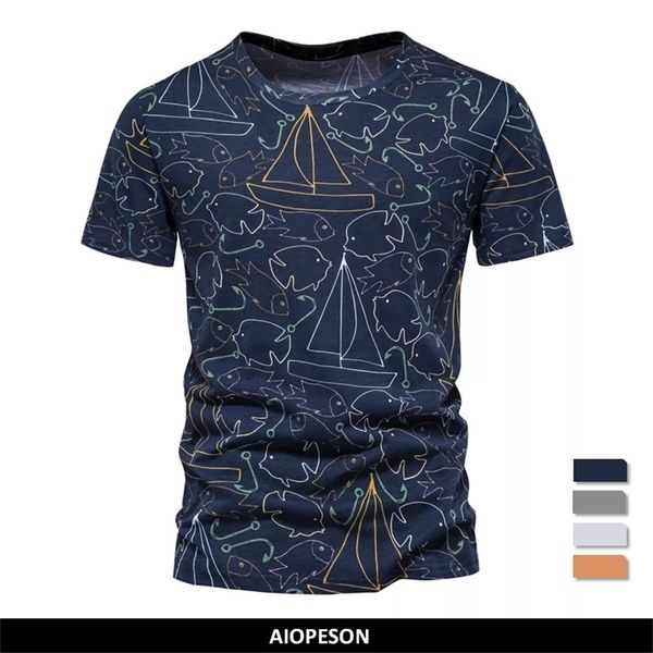 aiopeson summer printed cotton t shirts for men casual graphic t shirts slim quality o-neck short sleeve men's t-shirts clothing 220512, White;black
aiopeson summer printed cotton t shirts for men casual graphic t shirts slim quality o-neck short sleeve men's t-shirts clothing 220512, White;black