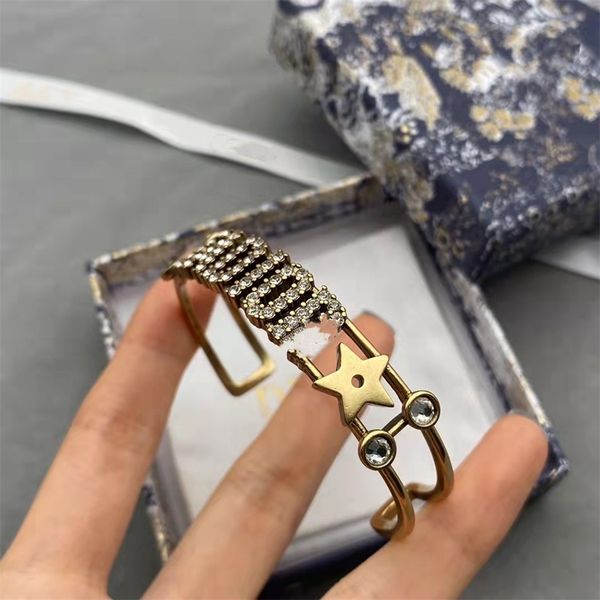 letter full diamond opening bracelet women's high-grade hollow diamond bracelet, Black
letter full diamond opening bracelet women's high-grade hollow diamond bracelet, Black
