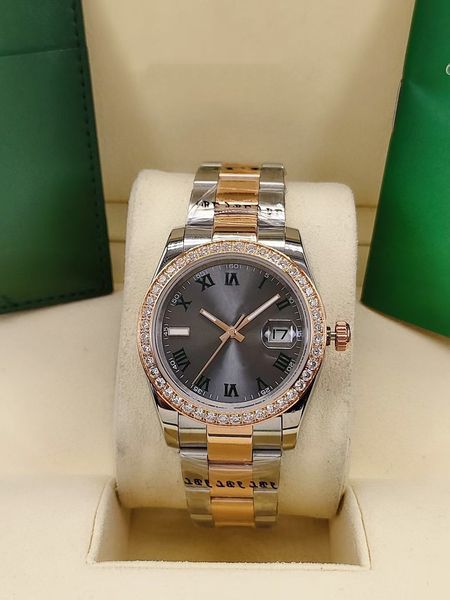 36mm automatic mechanical womens watches diamond lady watch stainless steel strap women wristwatch party gift woman wristwatches, Slivery;brown
36mm automatic mechanical womens watches diamond lady watch stainless steel strap women wristwatch party gift woman wristwatches, Slivery;brown
