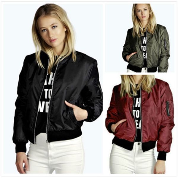 baseball style coat women winter casual stand collar short outerwear autumn harajuku streetwear thin jacket coat 220725, Black;brown
baseball style coat women winter casual stand collar short outerwear autumn harajuku streetwear thin jacket coat 220725, Black;brown