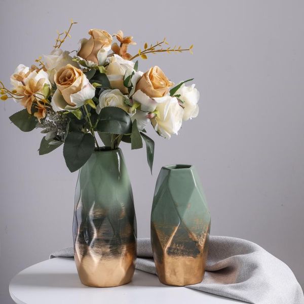vases teresa's collections geometric ceramic vase decorative modern green gold living room accessories home interior decor
vases teresa's collections geometric ceramic vase decorative modern green gold living room accessories home interior decor