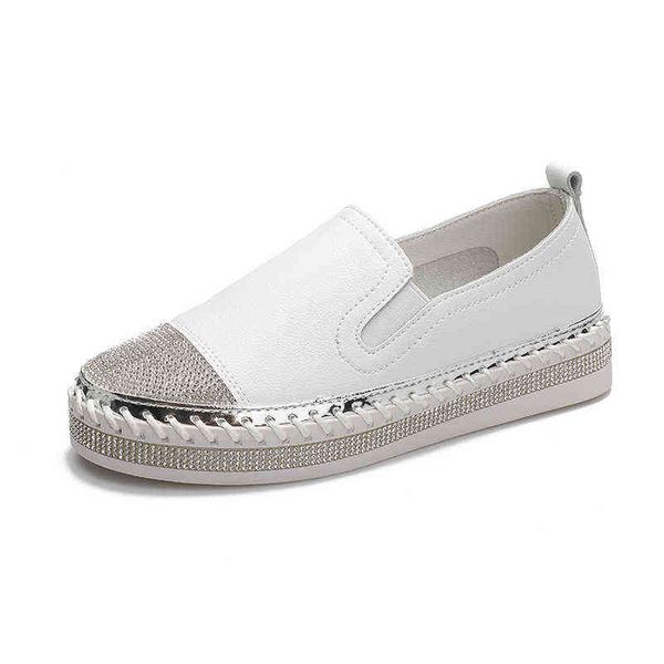 dress shoes designer luxury rhinestones thick bottom lazy small leather shoes women slip-on platform loafers high heels 220326, Black
dress shoes designer luxury rhinestones thick bottom lazy small leather shoes women slip-on platform loafers high heels 220326, Black