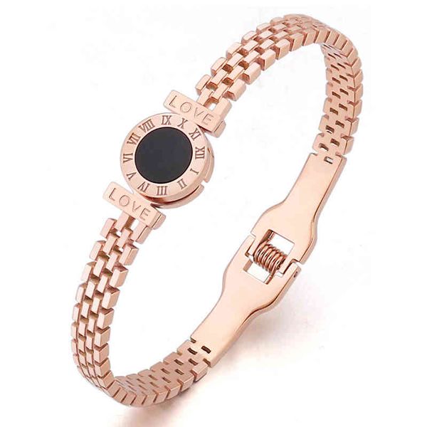 korean fashion titanium roman number stainls steel hollow circular love letter bracelet, Golden;silver
korean fashion titanium roman number stainls steel hollow circular love letter bracelet, Golden;silver