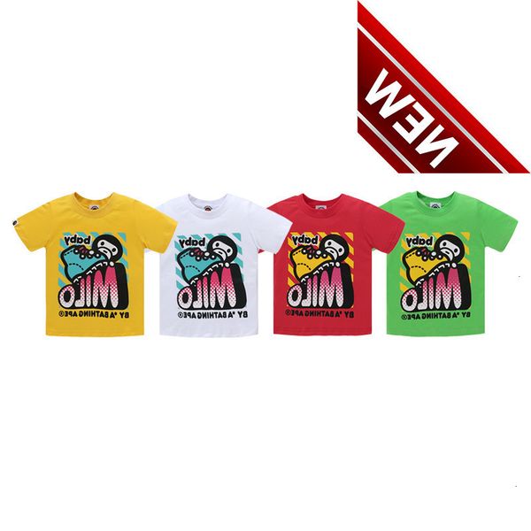 summer new children's fashion brand bap babymilo roller skating little monkey boys and girls' t-shirt round neck loose short sleev, White;black
summer new children's fashion brand bap babymilo roller skating little monkey boys and girls' t-shirt round neck loose short sleev, White;black