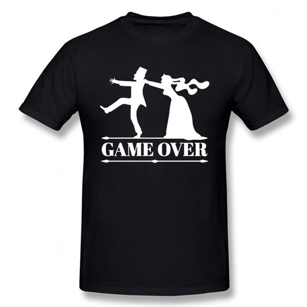 game over bride groom bachelor party t shirt funny tshirt mens clothing short sleeve camisetas t shirt 220616, White;black
game over bride groom bachelor party t shirt funny tshirt mens clothing short sleeve camisetas t shirt 220616, White;black