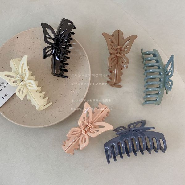 s3131 butterfly plastic hairclip for women barrettes hair clip hairpin large shark clips lady barrette hair accessory, Golden;silver
s3131 butterfly plastic hairclip for women barrettes hair clip hairpin large shark clips lady barrette hair accessory, Golden;silver