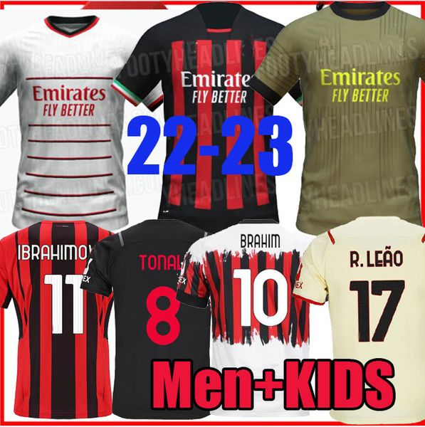 giroud 21 22 23 soccer jerseys tomori ibrahimovic r.leao lazetic fourth kit 2021 2022 2023 tonali a.rebic kessie theo brahim men kids sets a, Black;yellow
giroud 21 22 23 soccer jerseys tomori ibrahimovic r.leao lazetic fourth kit 2021 2022 2023 tonali a.rebic kessie theo brahim men kids sets a, Black;yellow