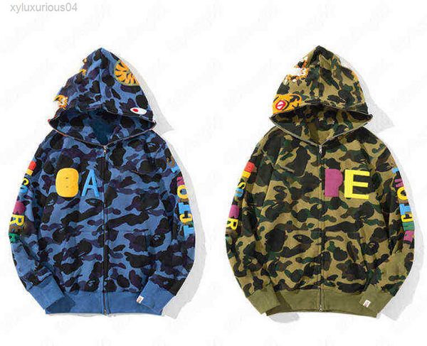 mens hoodies japanese tide brand ape-man head shark joint tiger foam letter camouflage sweater zipper jacket, Black
mens hoodies japanese tide brand ape-man head shark joint tiger foam letter camouflage sweater zipper jacket, Black