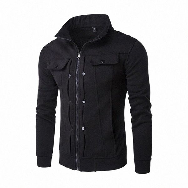 men's jackets mens basic coats solid color jacket male casual stand collar cotton coat zipper slim fit outerwear spring fashion w6bf#, Black;brown 
men's jackets mens basic coats solid color jacket male casual stand collar cotton coat zipper slim fit outerwear spring fashion w6bf#, Black;brown