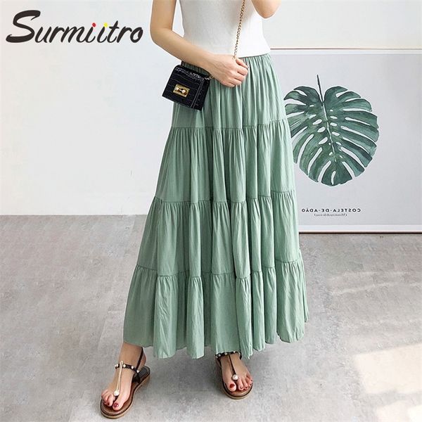 surmiitro long pleated skirt women 2020 summer autumn fashioon korean black green high waist sun school maxi skirt female t200712
surmiitro long pleated skirt women 2020 summer autumn fashioon korean black green high waist sun school maxi skirt female t200712