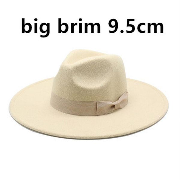 9.5cm large brim wool felt fedora hats with bow belts women men big simple classic jazz caps solid color formal dress church cap3173, Blue;gray
9.5cm large brim wool felt fedora hats with bow belts women men big simple classic jazz caps solid color formal dress church cap3173, Blue;gray
