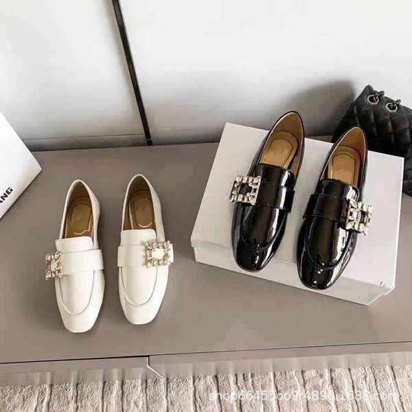 sandals in the autumn of , rv square buckle one foot women's single shoes round head lear diamond flat bottom lefu, Black
sandals in the autumn of , rv square buckle one foot women's single shoes round head lear diamond flat bottom lefu, Black