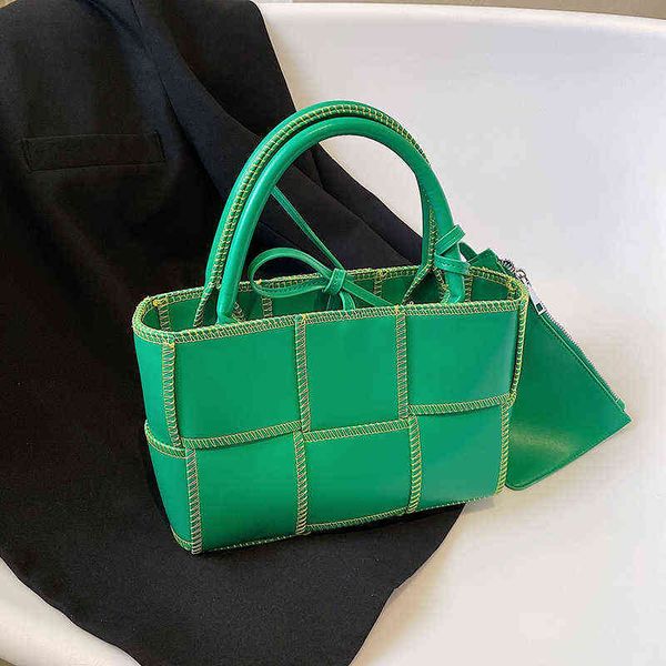 brand design women plaid braided handbag pu leather handle bag2 set weave large capacity tote bag luxury sac
brand design women plaid braided handbag pu leather handle bag2 set weave large capacity tote bag luxury sac