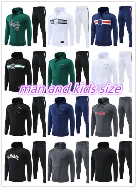 2022 2023 paris hoodie and kids tracksuit full zipper jacket survetement 22 23 chandal futbol mbappe football soccer hooded psgs child train, Black
2022 2023 paris hoodie and kids tracksuit full zipper jacket survetement 22 23 chandal futbol mbappe football soccer hooded psgs child train, Black
