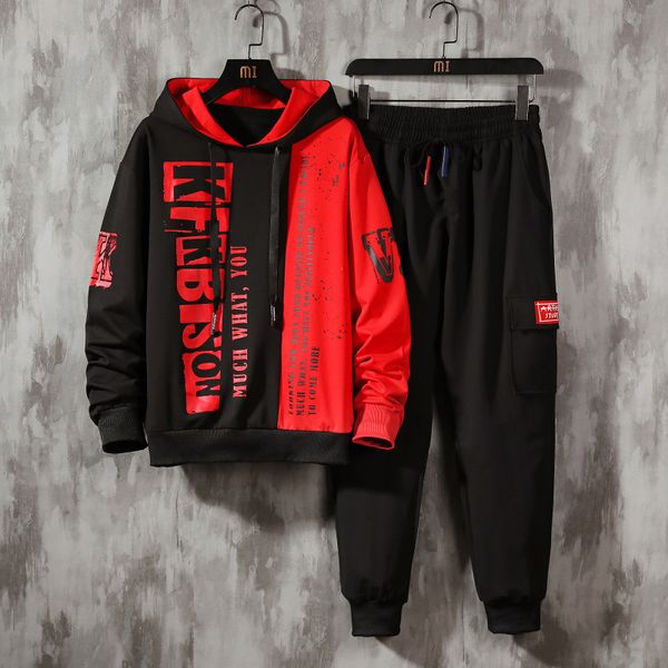 singleroad mens tracksuit men sets fashion patchwork hoodie japanese streetwear long sleeve sportswear hip hop 2 pieces set 201204, Gray
singleroad mens tracksuit men sets fashion patchwork hoodie japanese streetwear long sleeve sportswear hip hop 2 pieces set 201204, Gray