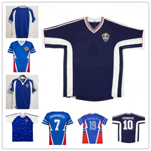 1998 yugoslavia retro soccer jersey 91 92 98 00 mijatovic mihajlovic stankovic jugovic stojkovic savicevic vintage classic football shirt, Black;yellow
1998 yugoslavia retro soccer jersey 91 92 98 00 mijatovic mihajlovic stankovic jugovic stojkovic savicevic vintage classic football shirt, Black;yellow