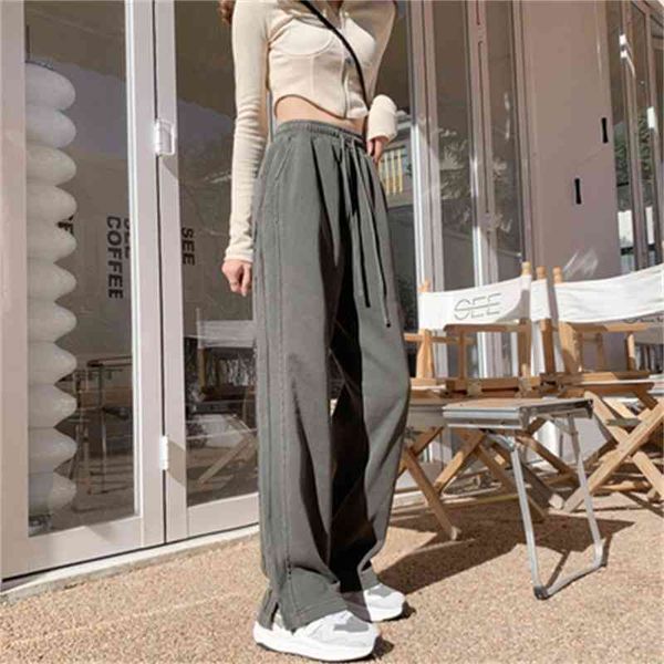 women's pants capris washed and worn casual pants high street ins design straight women's sag wide leg split pant wgxc, Black;white
women's pants capris washed and worn casual pants high street ins design straight women's sag wide leg split pant wgxc, Black;white