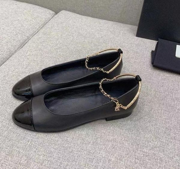 ballerina flat shoes chain buckle stitching thick heel mary jane shoe girls casual vacation round toe luxury classic women's leather sh, Black
ballerina flat shoes chain buckle stitching thick heel mary jane shoe girls casual vacation round toe luxury classic women's leather sh, Black