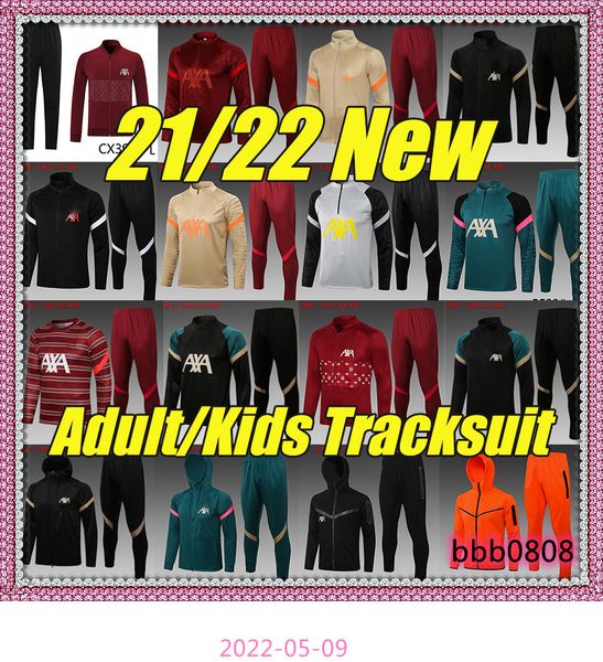 21/22 kids + men adults football tracksuit soccer training suit set jacket 2021 2022 elliott mohamed kit survetement foot chandal tuta j, Black
21/22 kids + men adults football tracksuit soccer training suit set jacket 2021 2022 elliott mohamed kit survetement foot chandal tuta j, Black
