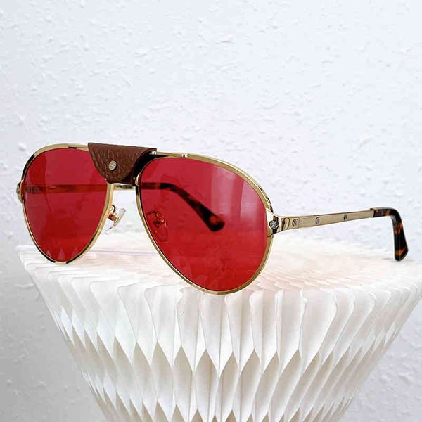 watches glasses vintage red pilot sunglasses for men and women high end golden glasses frame blue lenses removable leather buckle design lux, White;black
watches glasses vintage red pilot sunglasses for men and women high end golden glasses frame blue lenses removable leather buckle design lux, White;black