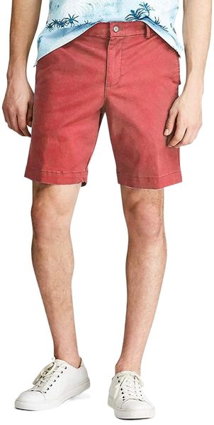 men's 9" inseam stretch twill short m2w8#, White;black 
men's 9" inseam stretch twill short m2w8#, White;black